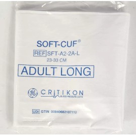 GE Medical CRITIKON CRITIKON Soft-Cuf Ref SFT- A2-2A- L Adult Long Blood Pressure Cuf Box of 20