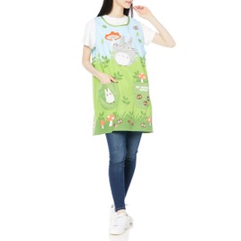 Marushin 1025009300 Studio Ghibli My Neighbor Totoro Orchid-type Apron, Totoro’s Field