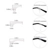 iGeyzoe Eyeglasses Silicone Ear Hooks Retainers, Anti-Slip Holder Stoppers, Temple