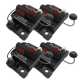 VLYNX QTY4 VCB100 Compatible with Shakespeare 24V Trolling Motor 100A Fuse Marine Circuit Breaker