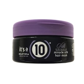 It's A 10 Silk Express Miracle Silk – Hair Masks (Unisex, Blonde Hair, Brittle Hair, Combination Hair, Curly Hair, Damaged Hair, Dry Hair, Dyed Hair, End Hai, Shine, Softening, Strengthening, Treatment, Sunflower Oil)