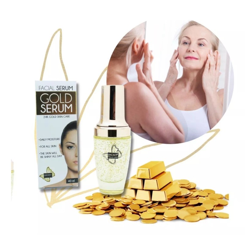 Dizao Pack 3 Serum Multifuncionales Acido Hialuronico Colageno Oro Tipo