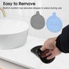 CukoHno Tub Stopper,Drain Stopper for Shower,Silicone Bathtub Stopper,Sink Plug,6" Diameter