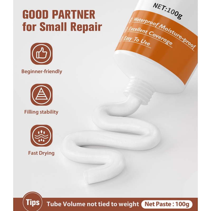 Spackle Wall Repair Kit,Drywall Repair Patch Kit,Simple Small Wall Hole