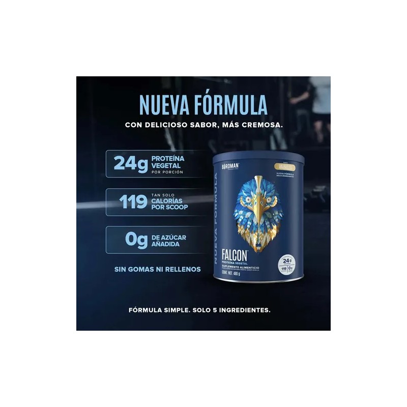 Birdman Falcon Protein Proteína Vegetal | Solo 5 Ingredientes |