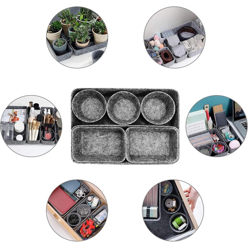 引き出し整理 仕切り デスク 引出し オーガナイザー 机 整頓 収納トレー 仕切り収納 小物入れ