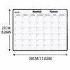 Magnetic Dry Erase Monthly Calendar for Refrigerator – Reusable Family