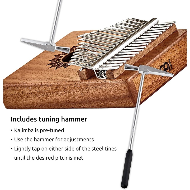 Sonic Energy Kalimba Sound Hole - C Major, 17 Tones
