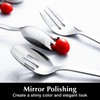 KINGSTONE Large Hostess Serving Utensils 4 Piece Set, 18/10 Stainless