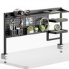 PEGZONE Clamp on Desk Shelf, 44" Desktop Shelving System with