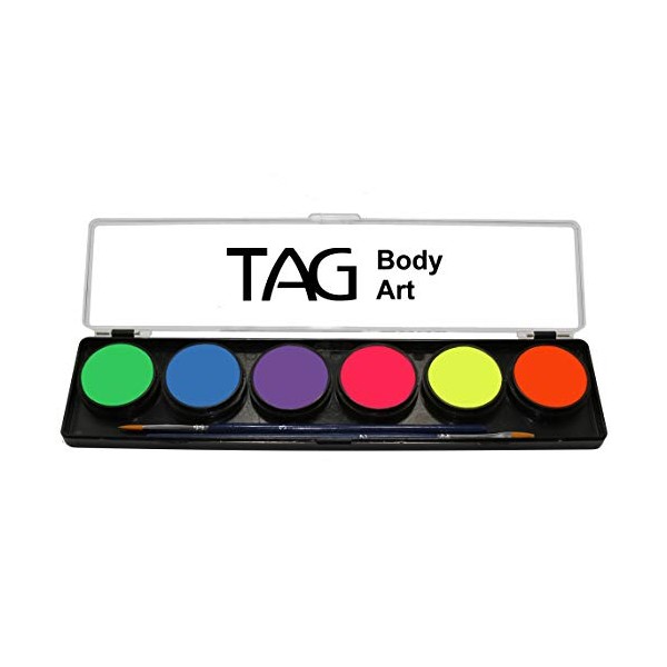 TAG Face & Body Paint - Neon Palette 6 x 10g