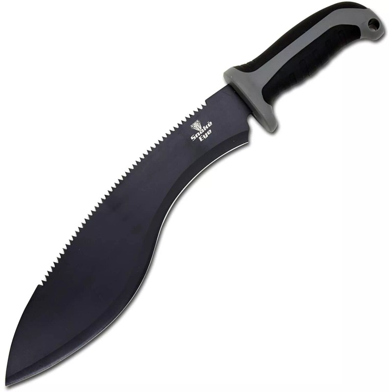 Snake Eye Machete with Heavy Duty Construction, Ergonomic Non-Slip Handle