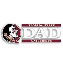Florida State FSU 6x2 DAD Auto Vinyl Decal