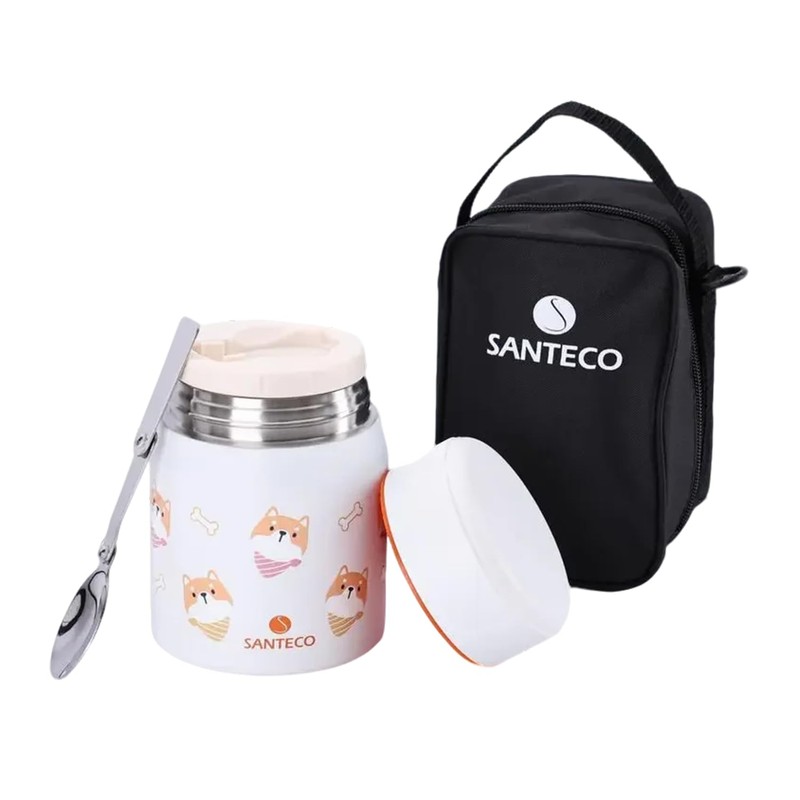 SANTECO RENA Soup Jar, 16.9 fl oz (500 ml), Vacuum