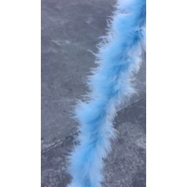 Feather Paradise 10 Yards Long 75g Sky Blue Marabou Boa Wedding Party Scarf