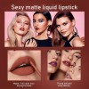 Set 6 Labiales Líquidos Mate Handaiyan Light Coral Verde Oscuro