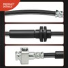 A-Premium Rear Driver and Passenger Side Brake Hydraulic Hose Compatible
