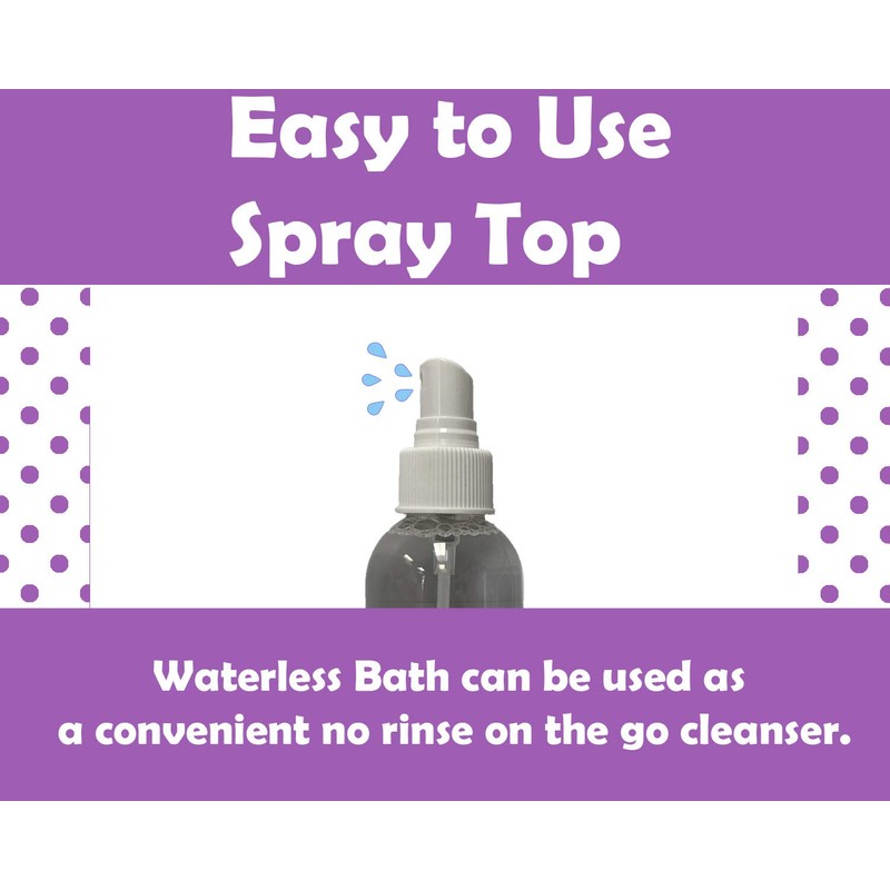 Speak Pet Products Natural Waterless Bath Spray, Calming Lavender, 8oz