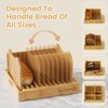 Gobam Adjustable Bamboo Bread Slicer for Large Sourdough & Homemade