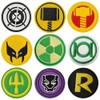 9PCS Superhero Logo Iron On Patches Embroidery Applique for Clothes,
