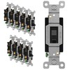 TG 4-Way Toggle Light Switch, Four Way Electrical Wall Switch,