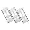 Healeved 15pcs Refillable Lip Balm Tubes for Lip Gloss Transparent