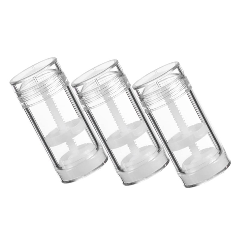 Healeved 15pcs Refillable Lip Balm Tubes for Lip Gloss Transparent