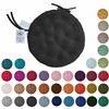 Infinity Collection 16 inch Round Tufted Plush Chair Pad/Cushion for