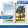 BKSAI Blackout Window Cover No Drill Cuttable 100% Black Out