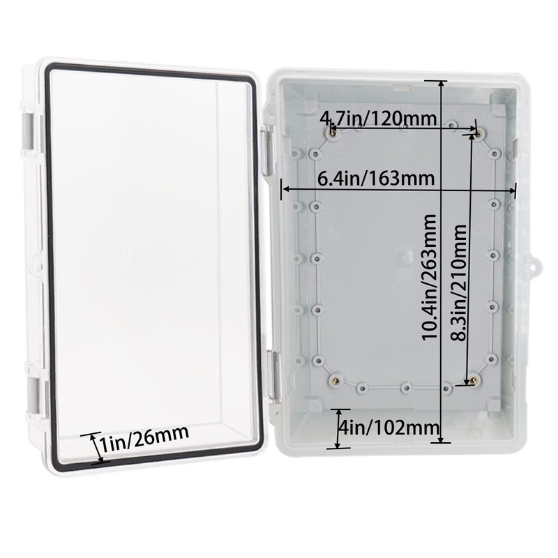 YETLEBOX Waterproof Outdoor Electrical Box Junction Box Weatherproof IP67 ABS