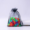 HugeDE 100 Pcs 17 x 23cm Organza Drawstring Bags Large