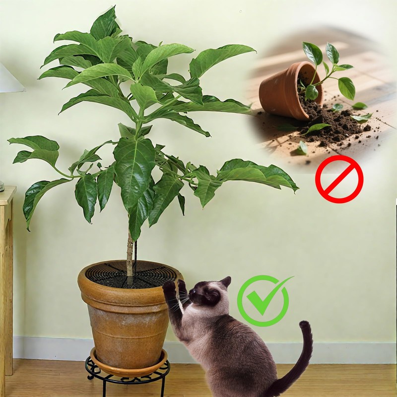 WBNYX 20.5 Inch Plant Pot Cover,Durable Cat & Dog Digging
