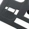 Car Center Console Shift Panel Trim Adhesive Glossy Carbon Fiber
