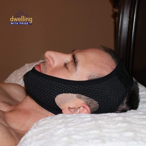 Chin Strap Snore Silencer | Anti-Dry Mouth Straps | Stop Noise | Snoreless Sleeping Solution for Men and Women | Breathing Aid for Snoring