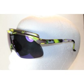 Bollé Vintage 80s 90s Bolle Designer Sport Shield multicolor Sunglasses Ski Beach