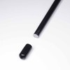 40 Stabkappen Schutzkappen aus Silikon für Pflanzstäbe schwarz 7 mm
