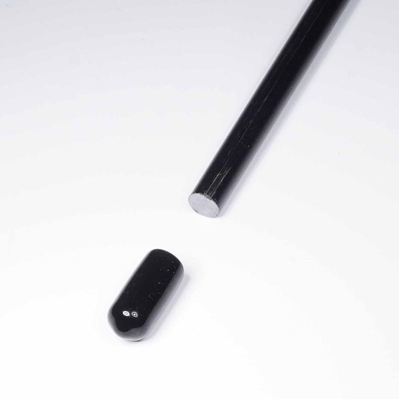 40 Stabkappen Schutzkappen aus Silikon für Pflanzstäbe schwarz 7 mm