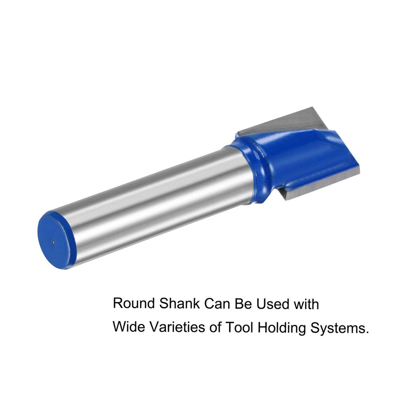 sourcing map 12mm Dia 8mm Shank Bottom Cleaning Router Bit,
