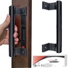 Young Dance Aluminum Sliding Door Handle - 8" Glass Door