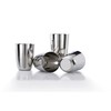 Vinod Stainless Steel Glass Set of 4 - Premium Metal