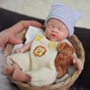 7 Inch Silicone Baby Girl, Mini Realistic Newborn Baby Dolls