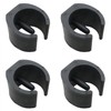 HJGarden 8PCS 32mm Black Plastic Outdoor Leg Sleeve Sleeve Sled