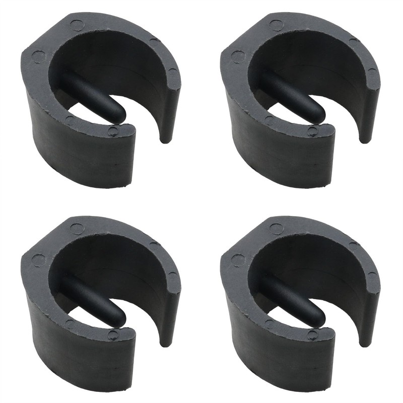 HJGarden 8PCS 32mm Black Plastic Outdoor Leg Sleeve Sleeve Sled