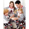 PATPAT Family Matching Christmas Pyjamas Tree Snowflake and Letters Print