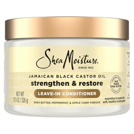 SHEA MOISTURE Jamaican Black Castor Oil Leave-In Acondicionador 312G/11Oz, No Aplica