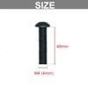 TA-VIGOR 20Pcs M4 x 40mm Alloy Steel Button Head Hex