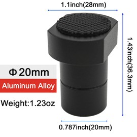 6Pack Bench Dogs 100/127inch(20mm) Bench Clamps Table Stop MFT Accessories Dog Hole Non-slip Stoppers Aluminum Alloy(Fit 0.7874inch Dog Hole)