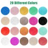 20 Sheets Glitter Paper for Crafts and Design, A4 Colourful