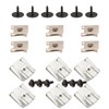 Anlseiod 24 Pcs Underrun Protection Engine Protection Mounting Clip for