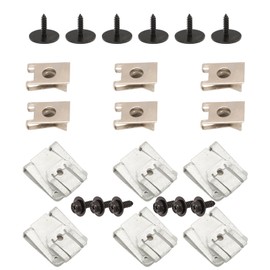 Anlseiod 24 Pcs Underrun Protection Engine Protection Mounting Clip for C Class W211 W203 W204 S204 S203 E Class S211 Cls C219 Underbody Mounting Sheet Nut Screw Nut Clip Kit